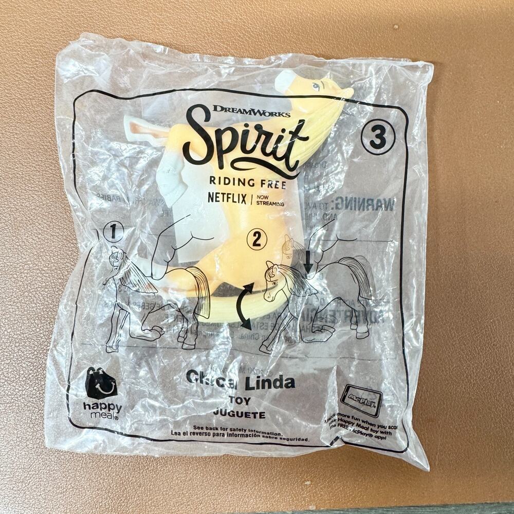 McDonalds Happy Meal Toy 2020 Dreamworks Spirit Riding Free‎ Chica Linda Toy 3+